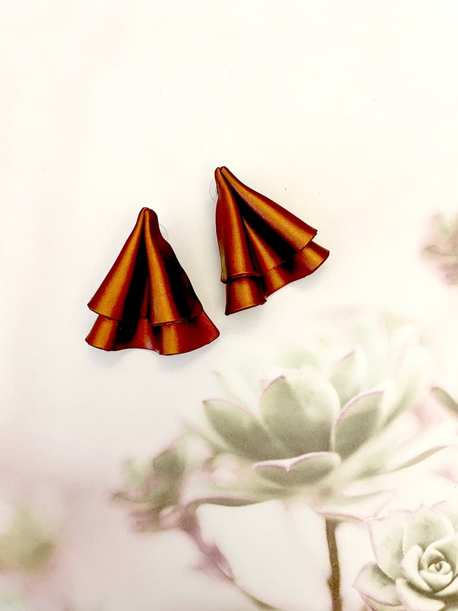Bronze Queen Studs