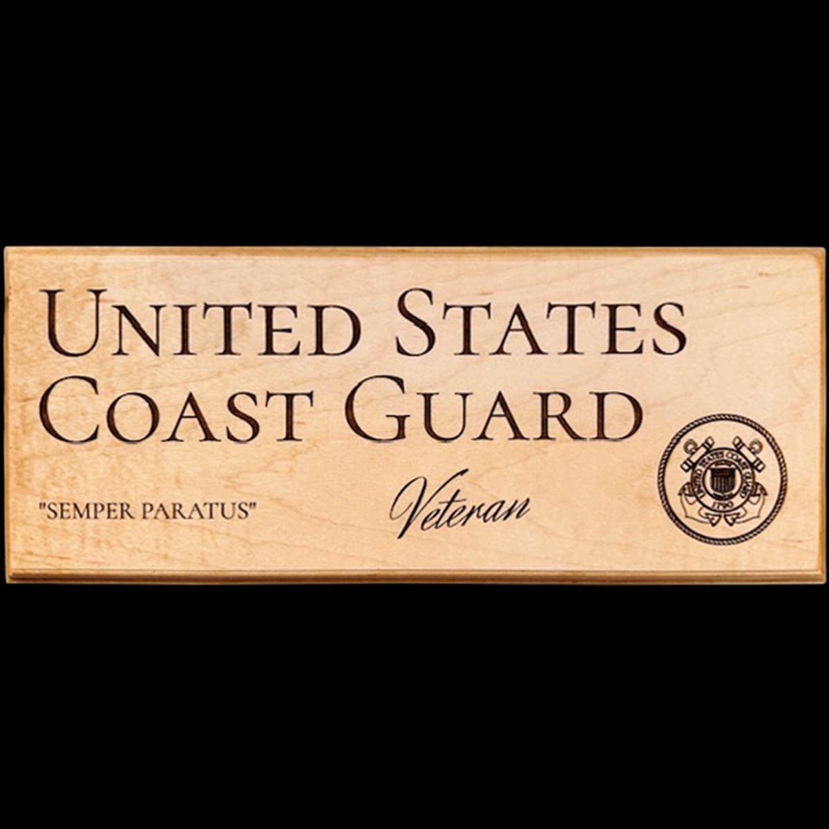Veteran Wooden Wall Plaque